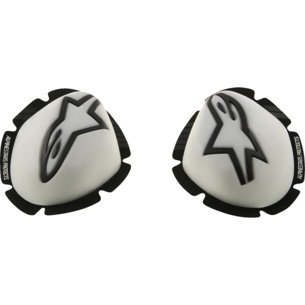 Slider genunchi Alpinestars GP Tech Alb/Negru, 1, nordicamoto.ro