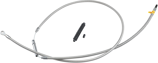 High-efficiency Stainless Steel Clutch Cable For Harley-davidson Silver +305 mm (12''), 1, nordicamoto.ro