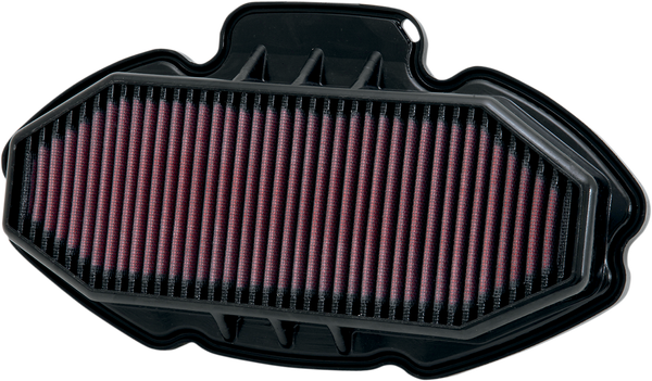 High-flow Air Filter Black, Red, 1, nordicamoto.ro