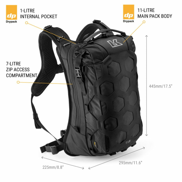 Rucsac Kriega Trail 18 Adventure Black-7