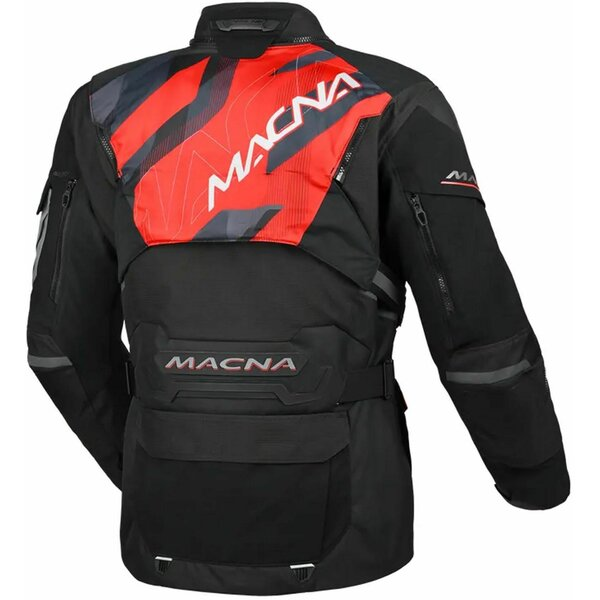 Geaca textil impermeabila touring/adventure MACNA FLEXODUS S Gri/Negru, 12, nordicamoto.ro
