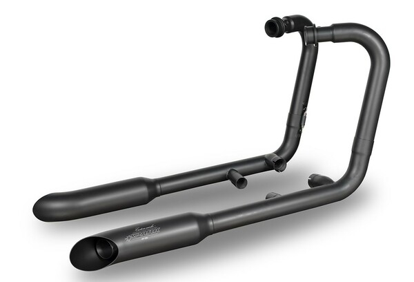 Hot Road Full Exhaust System Black, 2, nordicamoto.ro