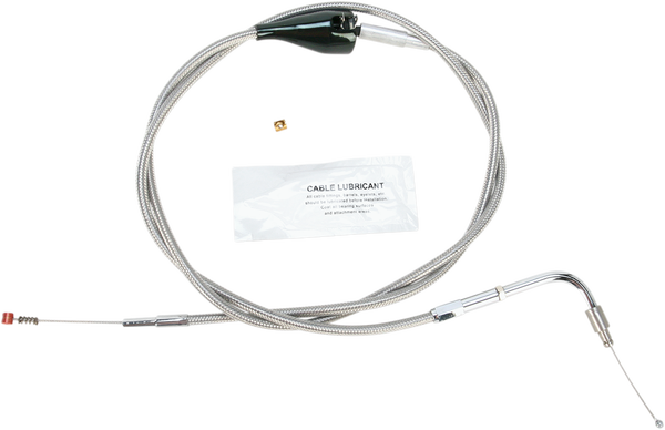 Stainless Steel Throttle/idle Cable Silver +254 mm (10''), 1, nordicamoto.ro