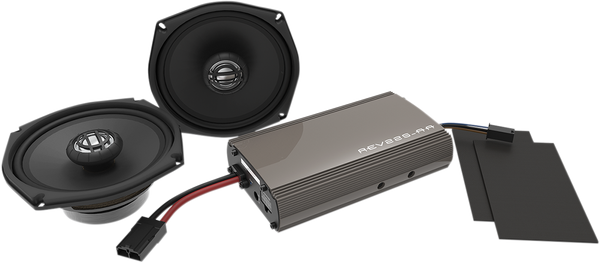 225-watt Amp/front Speaker Kit Black, Gray, 1, nordicamoto.ro