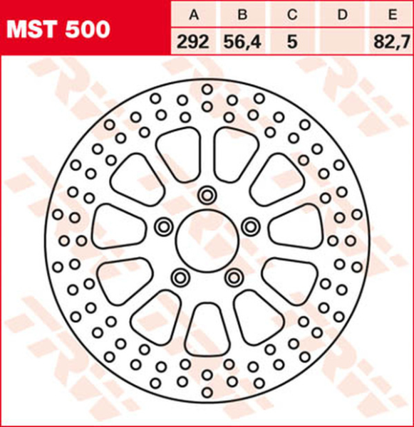Disc de frână fix, rotund, 250–299 mm, 2, nordicamoto.ro