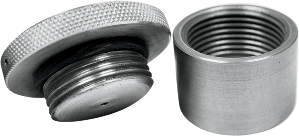 Vented Gas Cap With Weld-on Bung Silver, 1, nordicamoto.ro