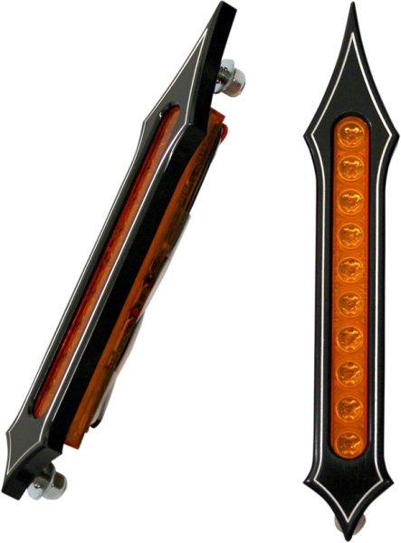 Led Bag Lights Chrome, 1, nordicamoto.ro