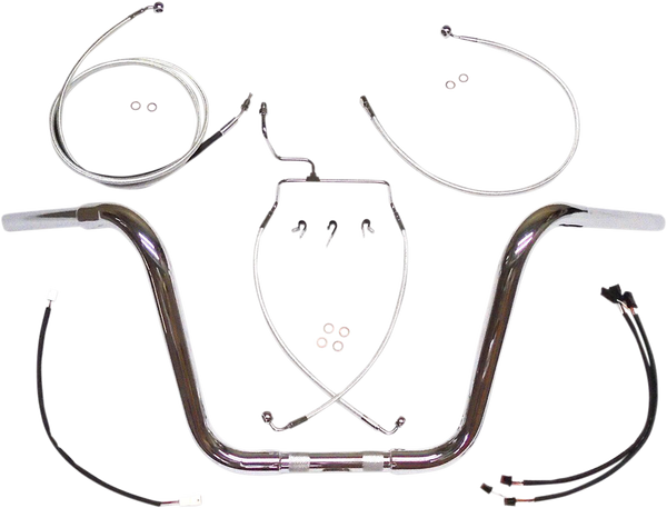 1-1/4(r) Caliber Handlebar Installation Kit Silver, 2, nordicamoto.ro