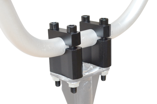 Universal 7/8(r) Bar Risers Black, 3, nordicamoto.ro