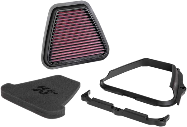 Xstream Series Motocross High-flow Air Filter Black, Red, 1, nordicamoto.ro