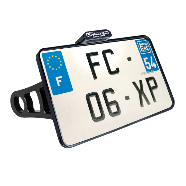 License Plate Side Mounts White, 2, nordicamoto.ro