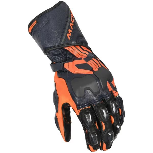 Manusi de piele racing MACNA POWERTRACK Negru S, 7, nordicamoto.ro