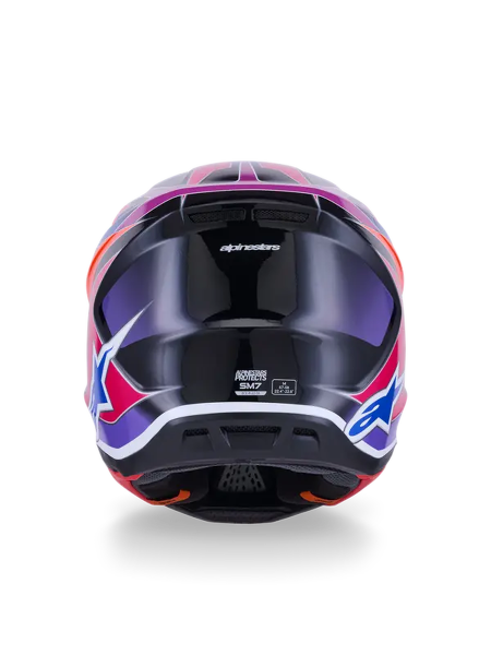 Cască Alpinestars SM7 Fuse Blue-5