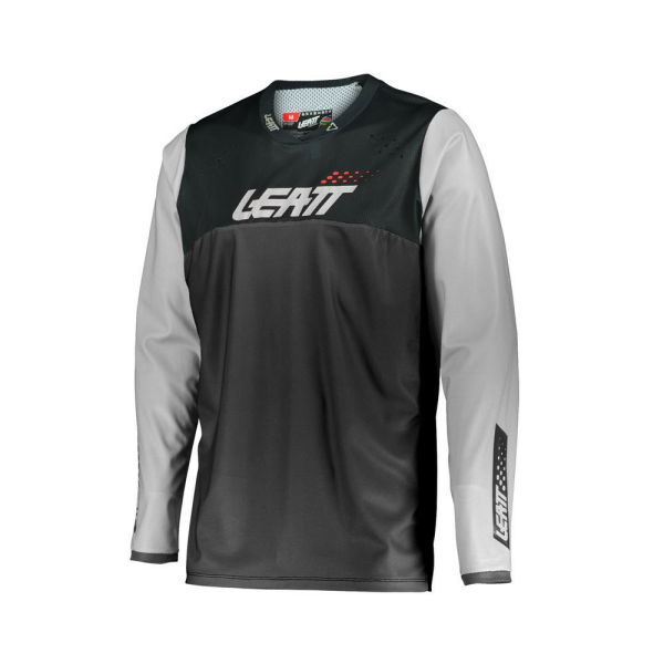 Tricou Leatt 4.5 Enduro Gray/Black