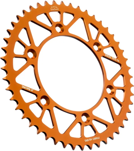 JT SPROCKETS Racelite Aluminum Rear Sprocket Orange 