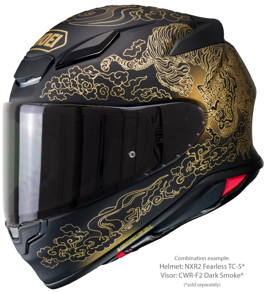 Casca integrala SHOEI NXR2 FEARLESS TC-5 Negru/Auriu Mat XXL-7