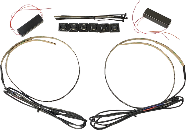 Dual Intensity Side Firing Auxiliary Led Strips Red, 1, nordicamoto.ro