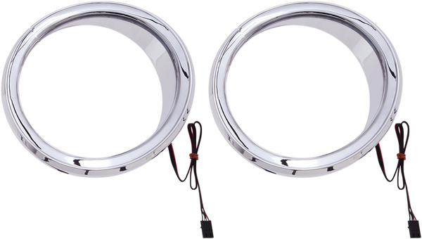 Shock & Awe® Multi-color Led Speaker Accents Chrome, 2, nordicamoto.ro