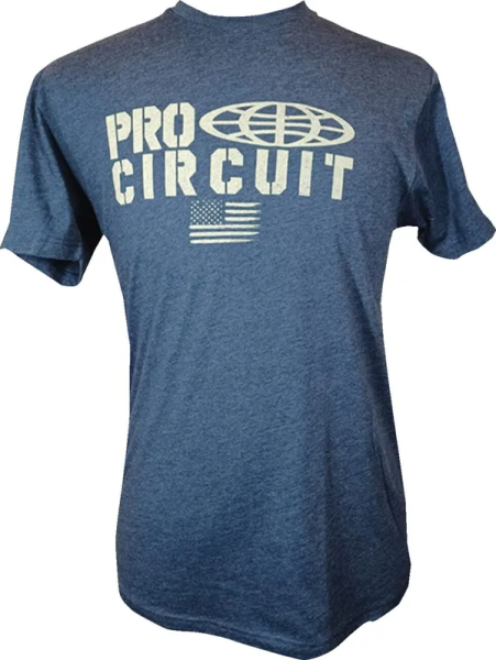 Logo Flag T-shirt Blue-1