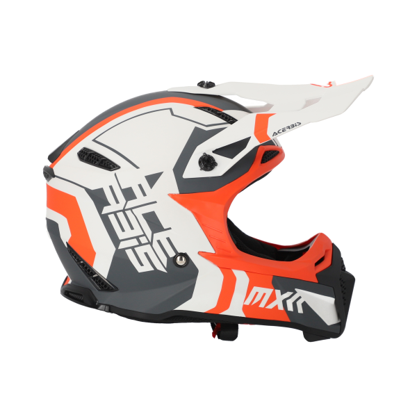 Casca Acerbis Profile 5 White/Orange-3