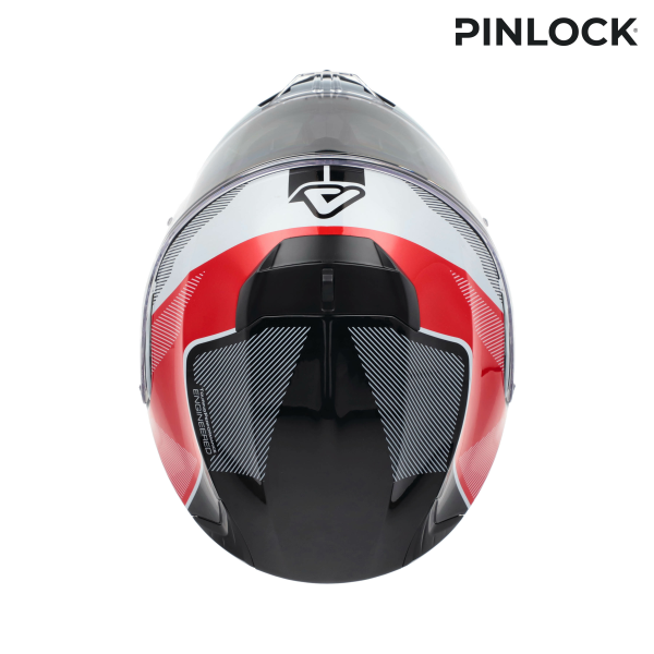 Casca Flip-up Acerbis Serel 22-06 Alb/Rosu XL-5