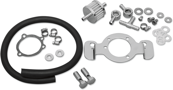 Crankcase Breather/support Bracket Kit Black, 1, nordicamoto.ro