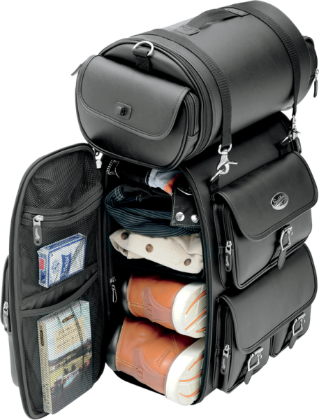 Ex2200 Sissy Bar Bag With Roll Bag Black, 3, nordicamoto.ro