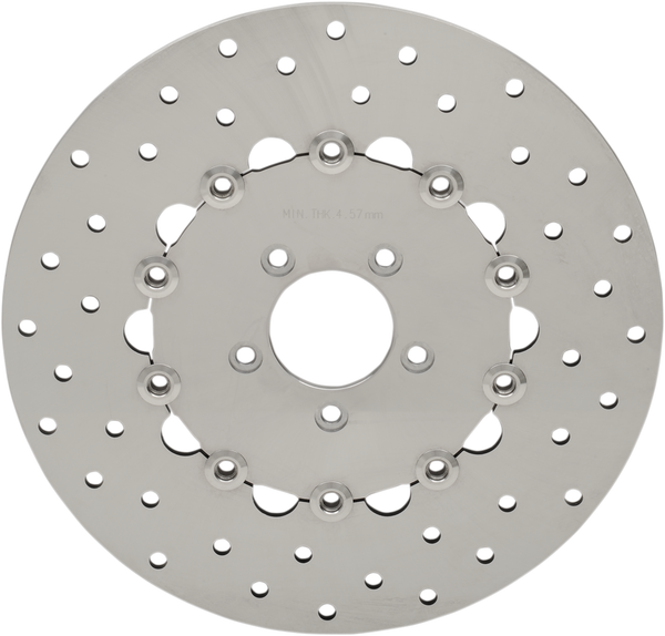 Stainless Steel Drilled Brake Rotor Ground, 1, nordicamoto.ro