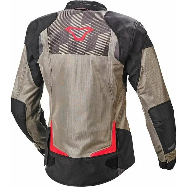 Geaca de vara textil dama Macna Orcano M Maro/Negru/Rosu, 2, nordicamoto.ro