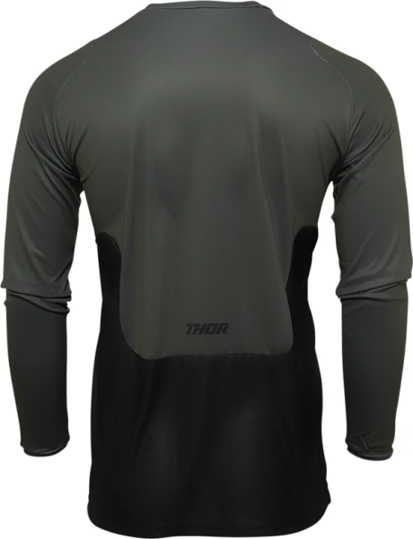 Tricou Thor Pulse React Army Green/Black S, 1, nordicamoto.ro