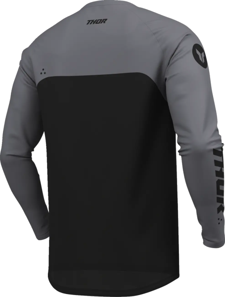 Youth Ridemode Menace Jersey Gray, Black, 7, nordicamoto.ro