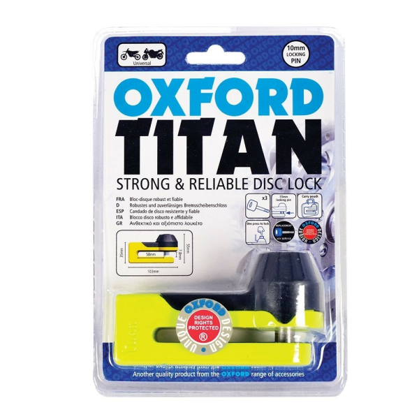 Blocator Oxford Disc Titan Galben-0