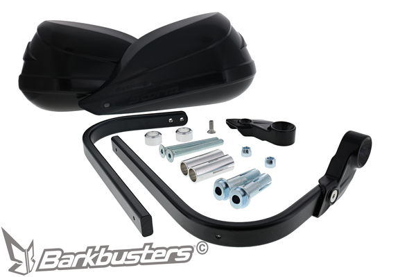 Storm Handguard – Single Point Bar End Mount -hollow Black, 1, nordicamoto.ro