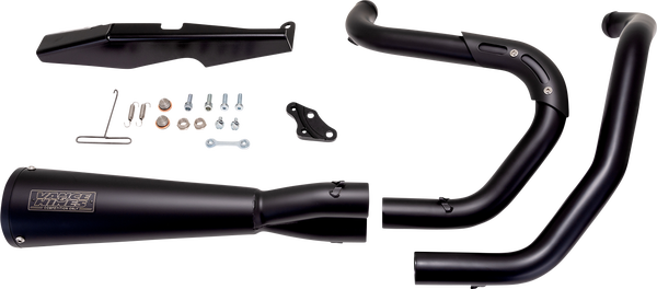 Upsweep 2-into-1 Exhaust System Matte Black, 4, nordicamoto.ro