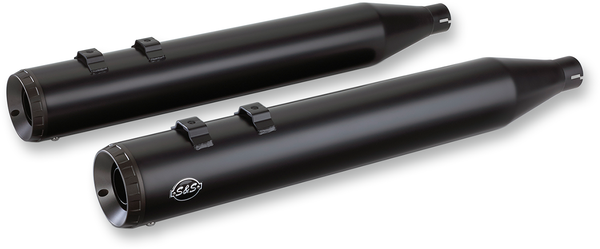 Grand National Slip-on Mufflers Black, 1, nordicamoto.ro