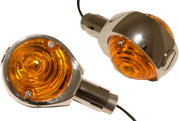 Euro Bar End Lights Amber 