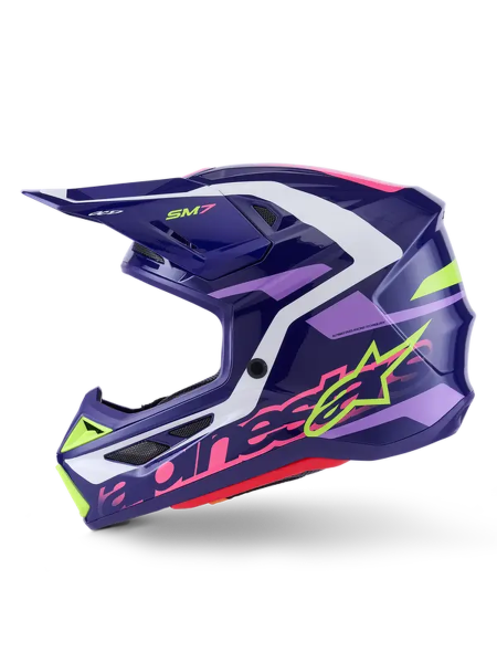 Cască Alpinestars SM7 Deed Purple-2