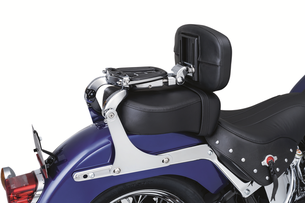 Multi-purpose Driver And Passenger Backrest Mount Kit Chrome, 2, nordicamoto.ro