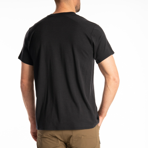 Tricou Klim Mesa Falls Wool Black-10