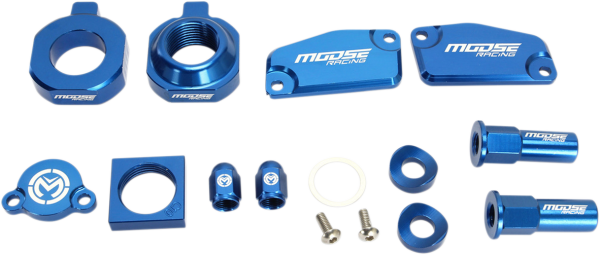 MOOSE RACING Bling Pack Kit Blue, Anodized, 1, nordicamoto.ro
