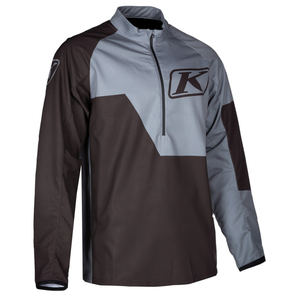 Hanorac Klim Revolt 1/4 Zip Black - Strike Orange-6