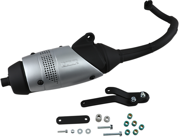 Touring Exhaust Black, 1, nordicamoto.ro
