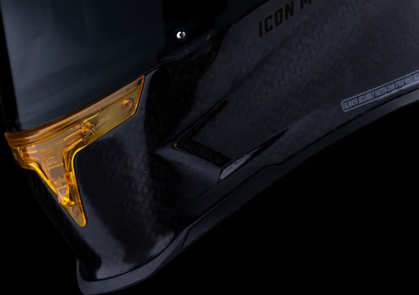 ICON Airframe Pro Carbon 4tress Helmet Yellow, 4, nordicamoto.ro