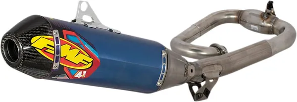 Factory 4.1 Rct Exhaust System Anodized Blue