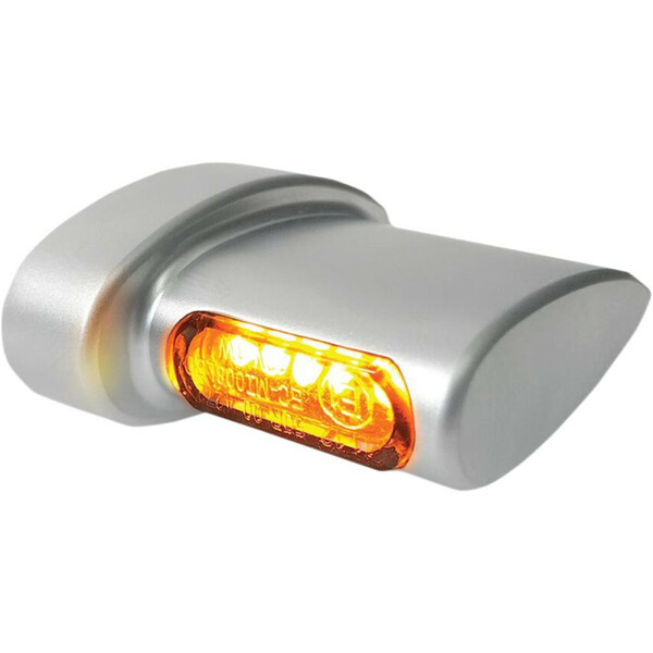 Winglets Micro Fender Flasher Matte, Chrome, 2, nordicamoto.ro