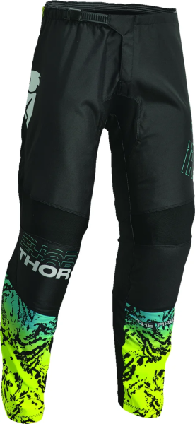 Pantaloni Copii Thor Sector Atlas Acid/Black/Teal 20, 6, nordicamoto.ro