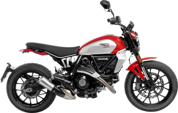 Tobă de eșapament LeoVince LV-10 Slip-On pentru Ducati Scrambler 800, 1, nordicamoto.ro