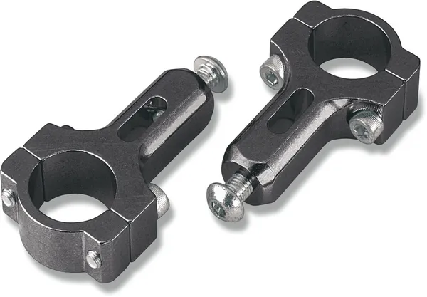 MOOSE RACING Aluminum 7-8'' Handguard Mount Clamps Black, 1, nordicamoto.ro