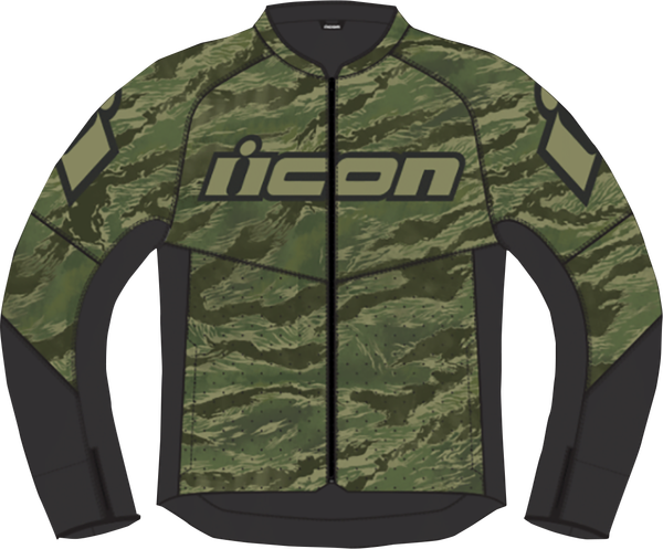 Geaca Icon Hooligan Ce Tiger's Blood Green-5