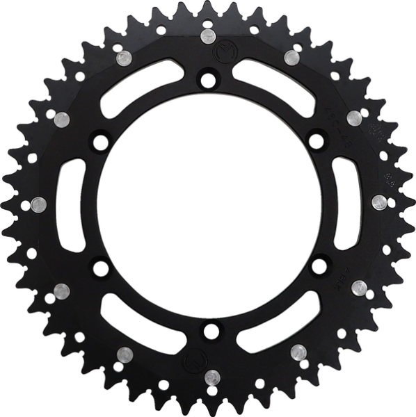 MOOSE RACING Pinion dublu negru, 2, nordicamoto.ro